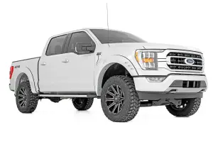 Rough Country - F-F320210A | Rough Country SF1 Fender Flares For Ford F-150 2WD/4WD (2024-2024) | Flat Black - Image 7