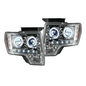 Recon Truck Accessories - 264190CL | Recon Projector Headlights in Clear/Chrome (2009-2014 F150, Raptor) - Image 3