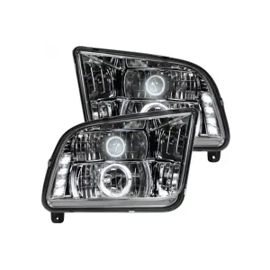 Recon Truck Accessories - 264197CL | Recon Projector Headlights in Clear/Chrome (2005-2009 Mustang) - Image 3