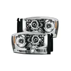 Recon Truck Accessories - REC264199CLCC | Recon Projector Headlights CCFL Halos & DRL in Clear/Chrome (2006-2008 Ram1500, 2006-2009 Ram 2500, 3500) - Image 2