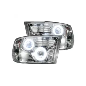 Recon Truck Accessories - 264270CLCC | Recon Projector Headlights CCFL Halos & DRL in Clear/Chrome (2009-2023 Ram 1500, 2010-2018 Ram 2500, 3500) - Image 2