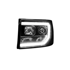 Recon Truck Accessories - REC264271BKC | Recon Projector Headlights OLED Halos & DRL Smoked/Black (2007-2013 Sierra 1500, 2500 HD, 3500 HD) - Image 4