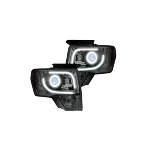 Recon Truck Accessories - 264273CL | Recon Projector Headlights in Clear/Chrome (2013-2014 F150 Lariat, King Ranch, FX2, FX4 & Raptor) - Image 1