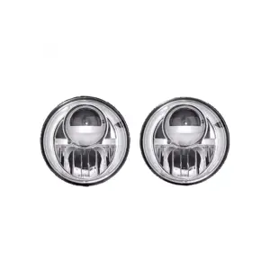 Recon Truck Accessories - 264274CL | Recon Projector Headlights LED in Clear/Chrome (2007-2018 Wrangler JK) - Image 1