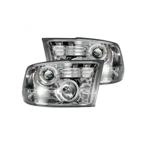 Recon Truck Accessories - REC264276CLC | Recon Projector Headlights OLED DRL & LED Signals in Clear/Chrome (2013-2024 Ram 1500, 2014-2018 Ram 2500, 3500) - Image 2