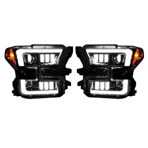 Recon Truck Accessories - 264290BKC | Recon Projector Headlights OLED DRL in Smoked/Black (2015-2017 F150 Replaces OEM LED Style Head Lights Only) - Image 2