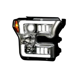 Recon Truck Accessories - REC264290CLC | Recon Projector Headlights in Clear/Chrome (2015-2017 F150 Replaces OEM Halogen Style Headlights Only) - Image 3