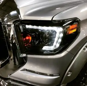 Recon Truck Accessories - 264294BKC | Recon Projector Headlights OLED DRL Smoked/Black (2014-2021 Tundra) - Image 3