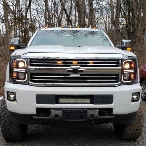 Recon Truck Accessories - 264296BKC | Recon Projector Headlights OLED Halos, DRL Smoked (2015-2019 Silverado 2500, 3500) - Image 4