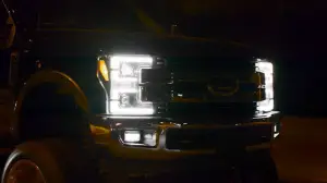 Recon Truck Accessories - 264372BKC | Recon Projector Headlights OLED DRL, LED Turn Signals Smoked (2017-2019 F250, F350 Super Duty) - Image 4