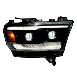 Recon Truck Accessories - REC264376BKCS | Recon Projector Headlights OLED DRL & Scanning Switchback LED Signals Smoked/Black (2019-2023 Ram 1500 New Body StyleReplaces OEM halogen headlights ONLY) - Image 2