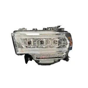 REC264386CLCS | Recon LED Recon Projector Headlights w/ Ultra High Power Smooth OLED DRL & Scanning Switchback High Power Amber LED Turn Signals - Clear/Chrome (2019-2023 Ram 2500, 3500 With OEM Halogen & Standard Reflector Housing)