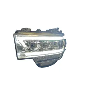 Recon Truck Accessories - REC264386CLCS | Recon LED Recon Projector Headlights w/ Ultra High Power Smooth OLED DRL & Scanning Switchback High Power Amber LED Turn Signals - Clear/Chrome (2019-2023 Ram 2500, 3500 With OEM Halogen & Standard Reflector Housing) - Image 3