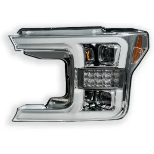 Recon Truck Accessories - REC264390CLCS | Recon Projector Headlights OLED DRL LED Turn Signs Clear/Chrome (2018-2020 F150 Replaces OEM LED Style Head Lights Only) - Image 2