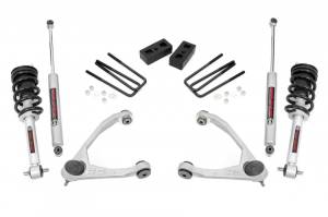 246.23 | 3.5 Inch GM Suspension Lift Kit w/ Lifted Struts, Premium N3 Shocks