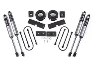 BDS1710FS | BDS Suspension 2 Inch Lift Kit For Ram 3500 4WD (2013-2024) With Rear Air Ride | Fox 2.0 Performance Series Shocks