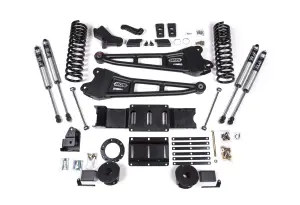 BDS1714FS | BDS Suspension 4 Inch Lift Kit With Radius Arm For Ram 2500 4WD (2019-2024) With Rear Air Ride | Diesel | Fox 2.0 Performance Series Shocks