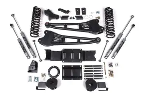 BDS1714H | BDS Suspension 4 Inch Lift Kit With Radius Arm For Ram 2500 4WD (2019-2024) With Rear Air Ride | Diesel | NX2 Nitro Series Shocks