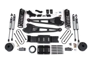 BDS1718FS | BDS Suspension 4 Inch Lift Kit With Radius Arm For Ram 3500 4WD (2019-2024) With Rear Air Ride | Diesel | Fox 2.0 Performance Series Shocks, 6 Bolt Indexing Ring