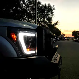 Recon Truck Accessories - 264272BKCS | Recon Projector Headlights OLED DRL LED Signals Smoked/Black (2011-2016 F250, F350 Super Duty) - Image 5