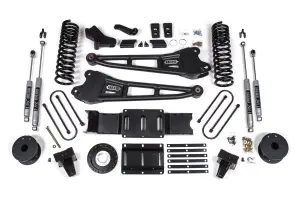 BDS1725H | BDS Suspension 6 Inch Lift Kit With Radius Arm For Ram 3500 4WD (2019-2024) With Rear Air Ride | Diesel | NX2 Nitro Series Shocks, 8 Bolt Indexing Ring