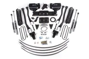 BDS1728H | BDS Suspension 8 Inch Lift Kit With 4 Link For Ram 3500 4WD (2019-2024) | Diesel | Rear Lift Without Overload Leaf, 6 Bolt Indexing Ring, NX2 Nitro Series Shocks