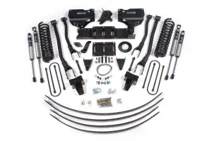 BDS1730FS | BDS Suspension 8 Inch Lift Kit With 4 Link For Ram 3500 4WD (2019-2024) | Diesel | Rear Lift Without Factory Overload Leaf, 8 Bolt Indexing Ring, Fox 2.0 Performance Series Shocks