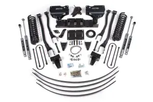 BDS1730H | BDS Suspension 8 Inch Lift Kit With 4 Link For Ram 3500 4WD (2019-2024) | Diesel | Rear Lift Without Factory Overload Leaf, 8 Bolt Indexing Ring, NX2 Nitro Series Shocks