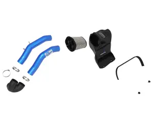 aFe Power - 50-30024DL | AFE Power Momentum XP Cold Air Intake System w/ Pro DRY S Filter Blue 2015-2020 F150 V8-5.0L - Image 2