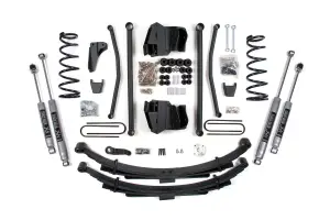 BDS1743H | BDS Suspension 8 Inch Lift Kit Long Arm For Ram 2500/3500 4WD (2003-2007) | Diesel | Manual Transmission, Rear Lift Leaf Springs With 4 Inch Axle, NX2 Nitro Series Shocks