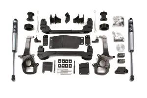 BDS1750FS | BDS Suspension 4 Inch Lift Kit For Ram 1500 4WD (2009-2011) | Rear Lift 2 Inch Coil Spacers, Rear Shocks Fox 2.0 Performance Series