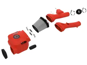 aFe Power - 50-70095DR | AFE Power Momentum GT Cold Air Intake System Red w/ Pro DRY S Filter 2007-2014 FJ Cruiser, 2003-2024 4Runner V6-4.0L - Image 2