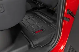 Rough Country - SM71224 | Rough Country Sure Fit Floor Mats For Toyota Tacoma 2024-2024 | Front & Rear, Crew Cab - Image 4