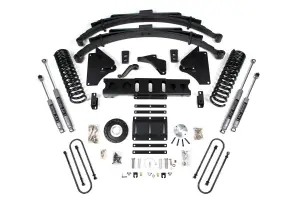 BDS1789H | BDS Suspension 6 Inch Lift Kit For Ram 3500 4WD Diesel (2013-2018) | Rear Lift Leaf Springs, 8 Bolt Indexing Ring, NX2 Nitro Series Shocks