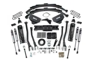 BDS1790FS | BDS Suspension 8 Inch Lift Kit With 4 Link For Ram 3500 4WD Diesel (2013-2018) | Rear Lift Leaf Springs, 8 Bolt Indexing Ring, Fox 2.0 Performance Series Shocks