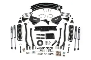 BDS1791FS | BDS Suspension 8 Inch Lift Kit With 4 Link For Ram 3500 4WD Diesel (2013-2018) | Rear Lift 5 Inch Block Kit & Add A Leaf, 8 Bolt Indexing Ring, Fox 2.0 Performance Series Shocks