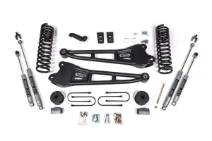 BDS1792H | BDS Suspension 4 Inch Lift Kit With Radius Arm For Ram 3500 4WD Diesel With Rear Air Ride (2013-2018) | NX2 Nitro Series Shocks