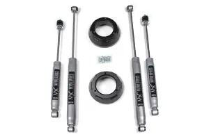 BDS204H | BDS Suspension 2 Inch Leveling Kit For Dodge Ram 1500/2500 4WD (1994-2002) | GVW Of Less Than 8800 LBS, NX2 Nitro Series Shocks