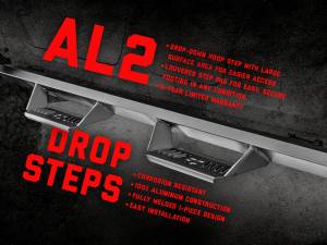 Rough Country - AL422004 | Rough Country AL2 Drop Steps For Crew Cab Toyota Tundra 2WD/4WD (2022-2024) - Image 5