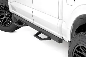 Rough Country - 51141 | Rough Country SRL2 Adjustable Aluminum Steps For Crew Cab Ford F-150 & Lighting/Tremor / F-250/F-350 Super Duty / Raptor & Raptor R (2015-2024) - Image 2