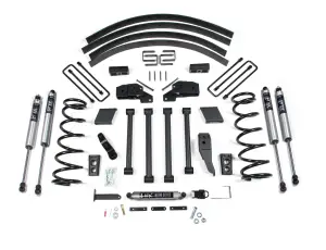 BDS217FS | BDS Suspension 5 Inch Lift Kit For Ram 2500 / 3500 4WD (2000-2002) | Rear Lift Block Kit Without Factory Overload, Fox 2.0 Performance Series Shocks