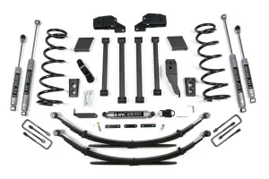 BDS221H | BDS Suspension 5 Inch Lift Kit For Ram 2500 / 3500 4WD (2000-2002) | Rear Lift Leaf Springs, NX2 Nitro Series Shocks