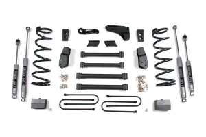 BDS226H | BDS Suspension 6 Inch Lift Kit For Dodge Ram 1500 Mega Cab 4WD (2006-2007) | Rear Lift 4 Inch Block Kit, Rear Axle 3.5 Inch, NX2 Nitro Series Shocks