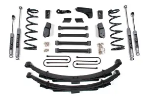 BDS228H | BDS Suspension 6 Inch Lift Kit For Dodge Ram 1500 Mega Cab 4WD (2006-2007) | Rear Lift Leaf Springs, Rear Axle 3.5 Inch, NX2 Nitro Series Shocks