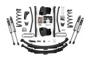 BDS674FS | BDS Suspension 6 Inch Lift Kit Long Arm For Dodge Ram 2500 4WD (2009-2013) | Diesel | Rear Lift Leaf Springs, Rear Axle 4 Inch, Fox 2.0 Performance Series Shocks