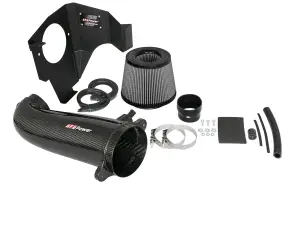 aFe Power - 51-12162-C | AFE Power Track Series Stage-2 Carbon Fiber Intake System w/ Pro DRY S Filter 2011-2023 Challenger, Charger, Chrysler 300C V8-5.7L HEMI - Image 4