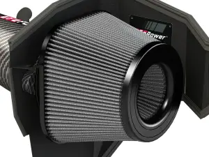 aFe Power - 51-12172-C | AFE Power Track Series Stage-2 Carbon Fiber Intake System w/ Pro DRY S Filter 2011-2023 Challenger, Charger,  Chrysler 300 SRT8, SRT V8-6.4L HEMI - Image 5