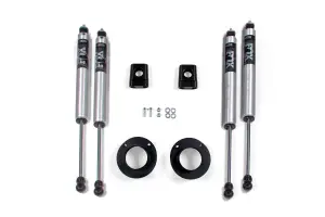 BDS695FS | BDS Suspension 2 Inch Leveling Kit For Dodge Ram 2500 4WD (2014-2024) | Fox 2.0 Performance Series Shocks