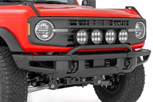 Rough Country - 51135 | Rough Country LED Light Bar Mount OE Modular Steel For Ford Bronco 4WD (2021-2024) | No Lights - Image 2