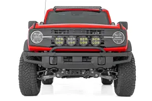 Rough Country - 51135 | Rough Country LED Light Bar Mount OE Modular Steel For Ford Bronco 4WD (2021-2024) | No Lights - Image 4